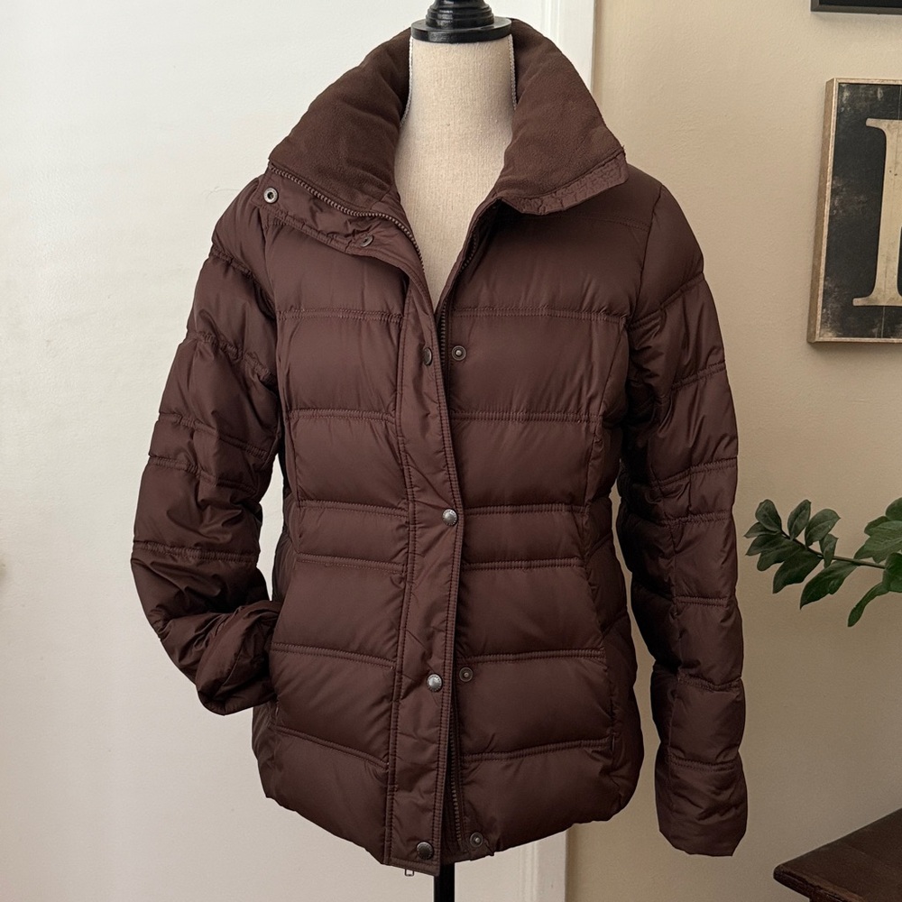 LANDS END | Down/feather Puffer Coat